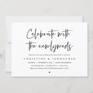 Brunch avec les jeunes mariés, invitation après ma