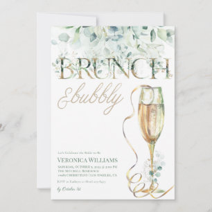 Brunch & Bubbly Invitation de douche nuptiale