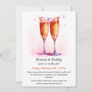 Brunch & Bubbly Personnalisable Invitation de Vale