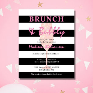 Brunch économique et Champagne rose pailleté
