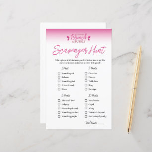 Brunch et Bubbly Galentines Jeu de chasse au tréso