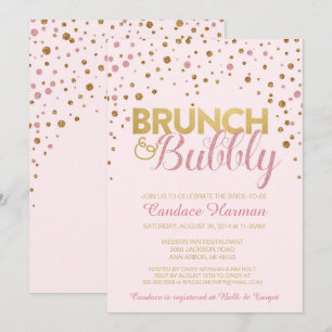 Brunch et invitation pétillante de Fête de la