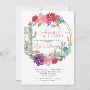 BRUNCH, FÊTE DES MARIÉES, THÈME DÉSERT, FLORAL