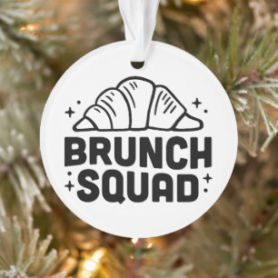 Brunch girls squad croissant