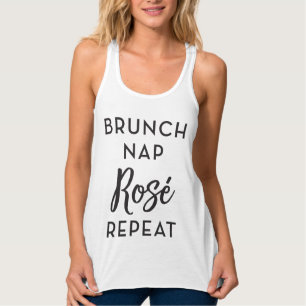 Brunch Nap Rosé Répéter Débardeur