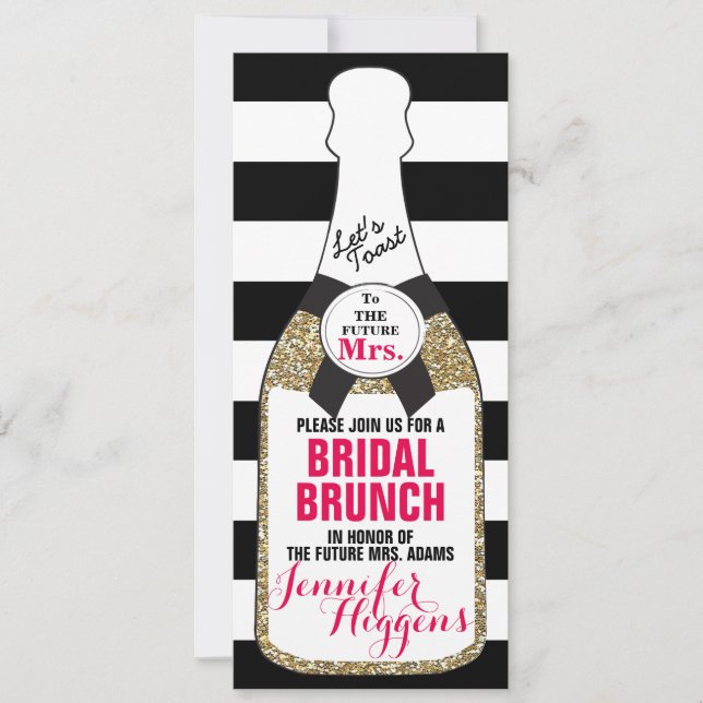 Brunch nuptiale Invitation de douche nuptiale Cham (Devant)