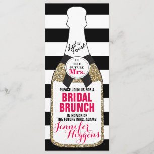 Brunch nuptiale Invitation de douche nuptiale Cham