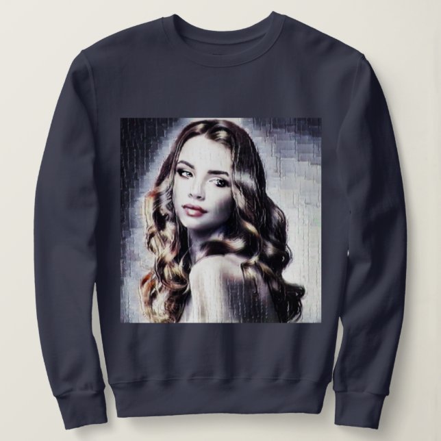 Brune Beauté sweatshirt ou (Design devant)