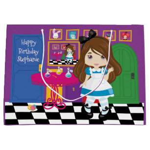 Brunette Alice - Buvez-Moi Grand Sac Cadeau