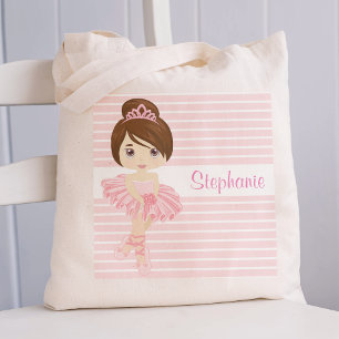 Brunette Ballerina Sac fourre-tout à deux côtés