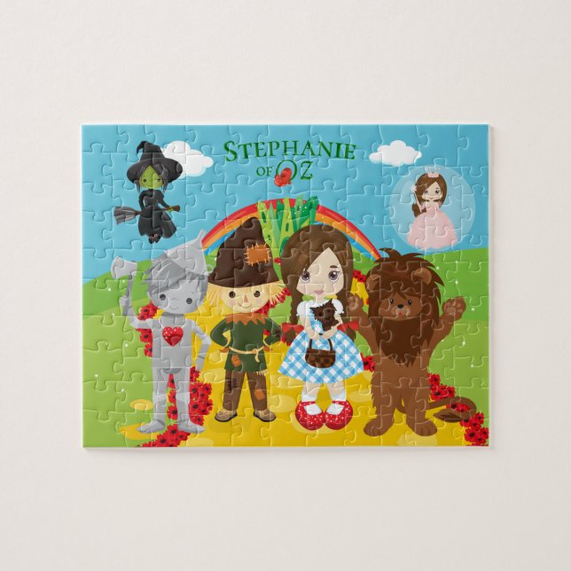 Brunette Dorothy de OZ Jigsaw Puzzle (Horizontal)