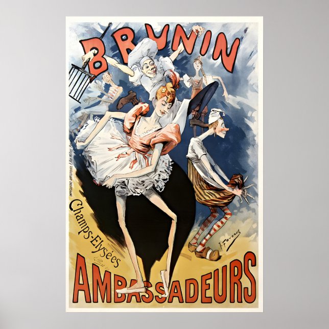 Brunin Ambassadeurs - Vintage Poster Prints (Devant)