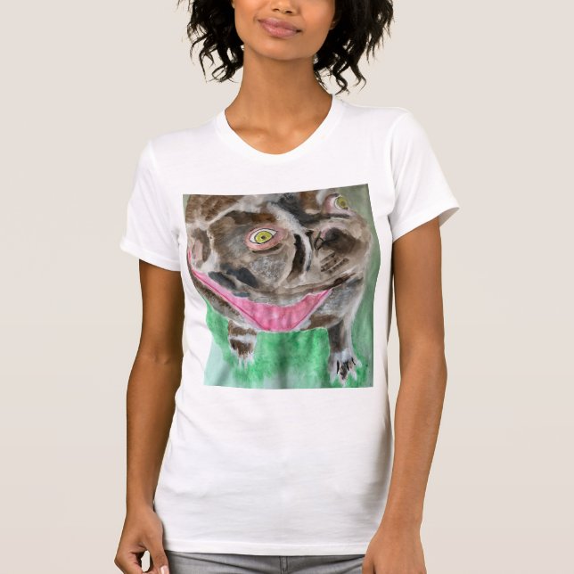 Bruno le t-shirt bulldog (Devant)