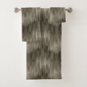 Brush Abstrait, brun monochrome