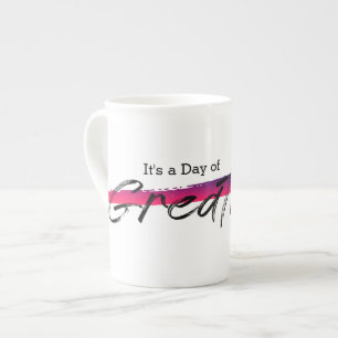 Brush Stroke Motivational Citation Spécialité Mug