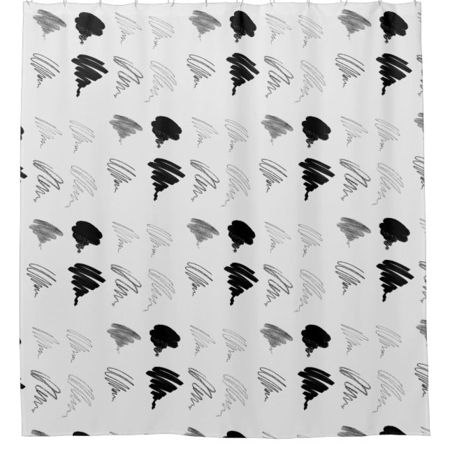 Brush Test Motif Douche rideau (Devant)