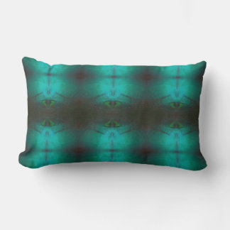 BrushTurquoise Lumbar Lai oreiller