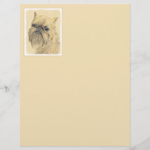Bruxelles Griffon Peinture - Cute Original Chien A
