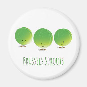 Bruxelles Sprouts   Magnet