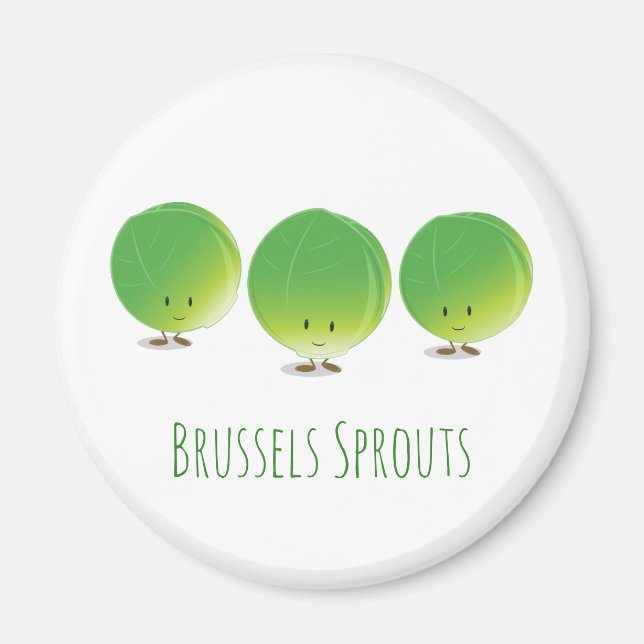 Bruxelles Sprouts | Magnet (Devant)
