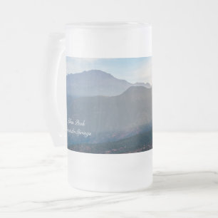 Bruyant Pikes Peak Coucher de soleil Mug de bière
