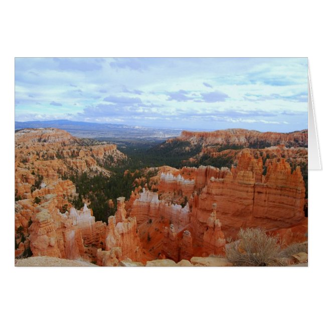 Bryce Canyon National Park, Utah, Carte (Devant horizontal)