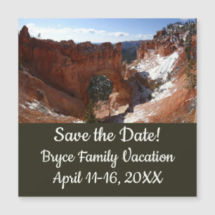 Bryce Canyon Pont naturel Paysage neigeux Photo