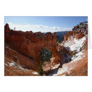 Bryce Canyon Pont naturel Paysage neigeux Photo
