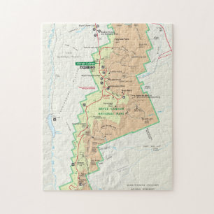 Bryce Canyon puzzle carte