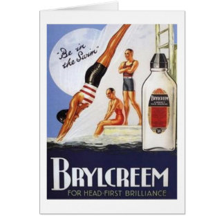 Brylcréme vintage Be in the Swim Ad