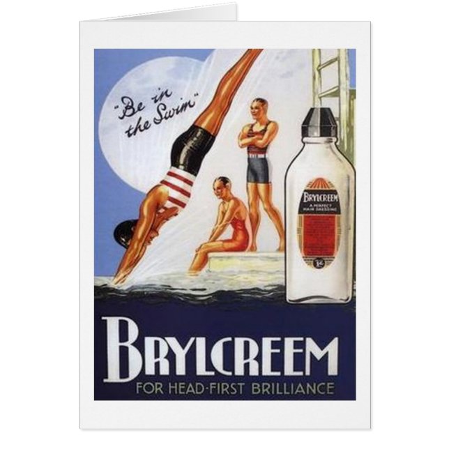Brylcréme vintage Be in the Swim Ad (Devant)
