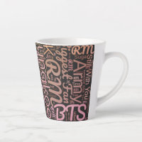 BTS wordcloud Mug