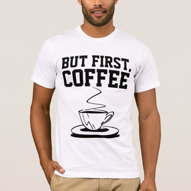 BU D'ABORD, T-Shirts AU CAFÉ Tee - shirts (Devant)
