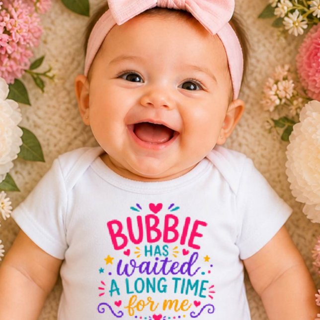 Bubbie a attendu Body bébé coloré (Créateur téléchargé)