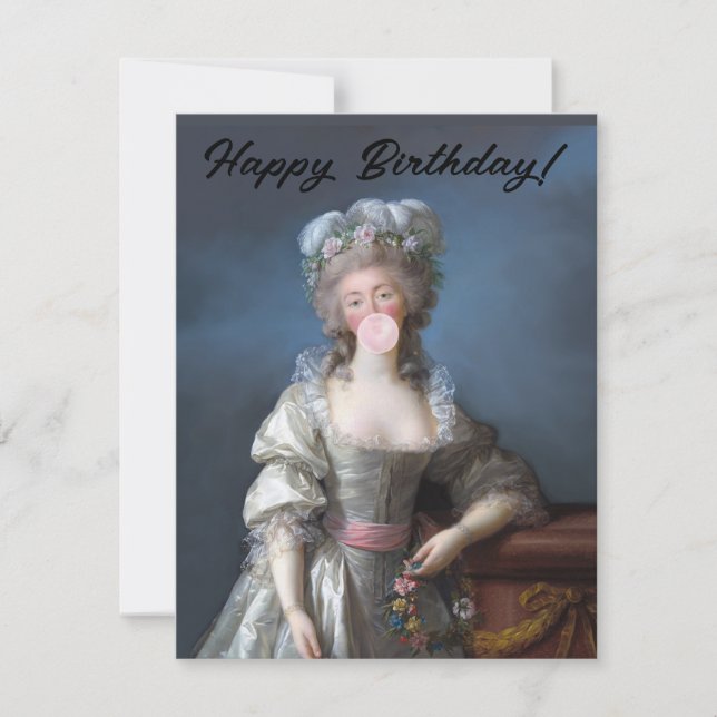 Bubble gum diva du Barry Joyeux anniversaire (Devant)
