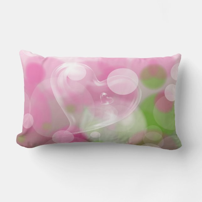 Bubble Hearts American MoJo Coussin (Recto)