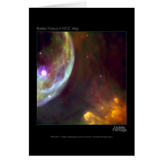 Bubble Nebula - NGC 7635 Hubble Telescope (Devant)