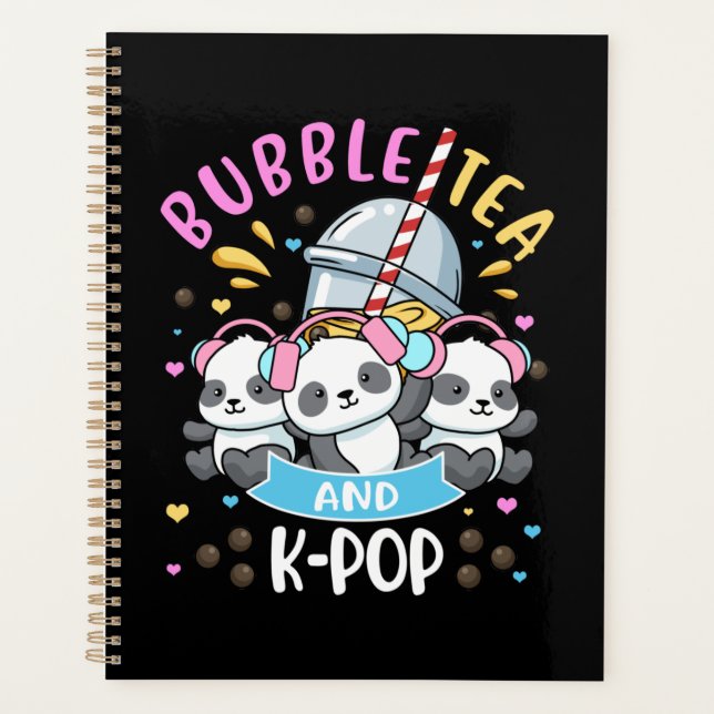 Bubble Tea K-Pop Cadeau Filles Boba Cadeau Tea Cor (Devant)