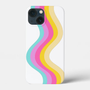 Bubblegum Color Wavy Rainbow coque iphone