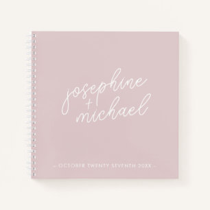 Bubblegum moderne minima Mariage livre d'hôtes