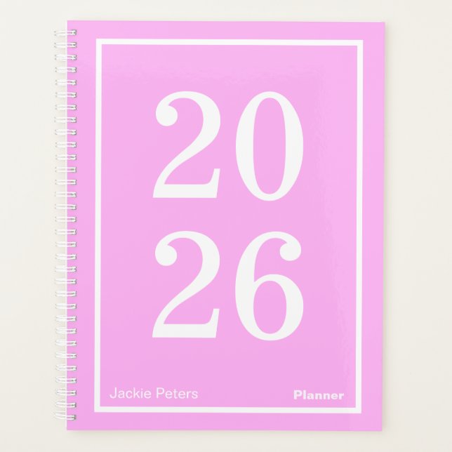 Bubblegum Pink Big Year Large (Devant)