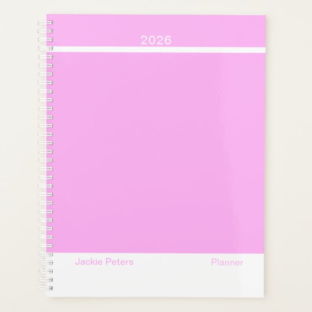 Bubblegum Pink Minimalist (Devant)