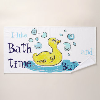 Bubbles Canard et l'heure du bain