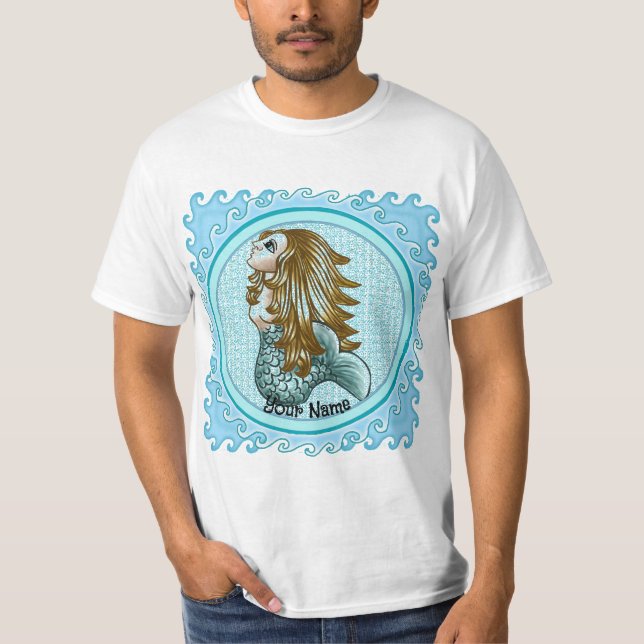 Bubbles   Mystic Mermaid  T-Shirt (Devant)