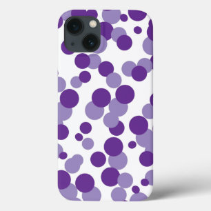 Bubbles pourpres Confetti coque ipad