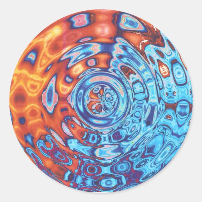 Bubbling Fire Eyes - autocollant (Devant)