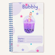 Bubbly boba carnet 🧋 🫧
