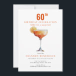 Bubbly Boire 60e Anniversaire Fête Invitation<br><div class="desc">Bubbly Bubbly 60th Birthday Party Invitation Quelle façon amusante de célébrer quelqu'un de spécial!</div>