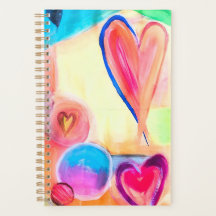 Bubbly Heart Planner - Personnalisable