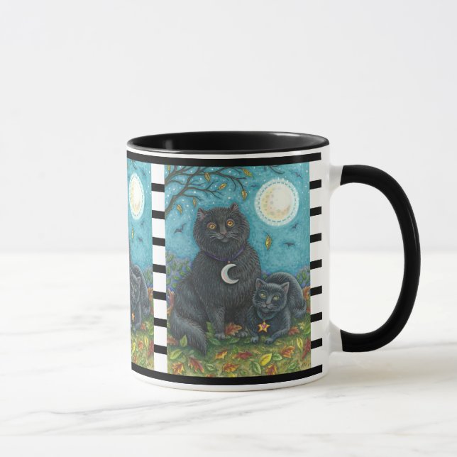 BUBO ET PYEWACKET, CHAT NOIR HALLOWEEN COMBO MUG (Droite)